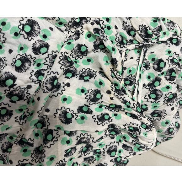 RIXO Herbie Green Floral Print Long Maxi Tent Dress Sz 8 - Picture 15 of 15